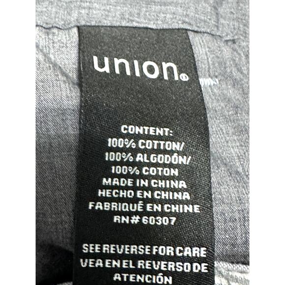 Union Chino Shorts Button Closure Zip Fly Striped Seersucker Gray/White 34R NWT - Picture 10 of 10